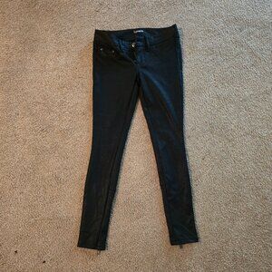 🔥 Express Black Coated Stretch Leggings - Size XS 🔥